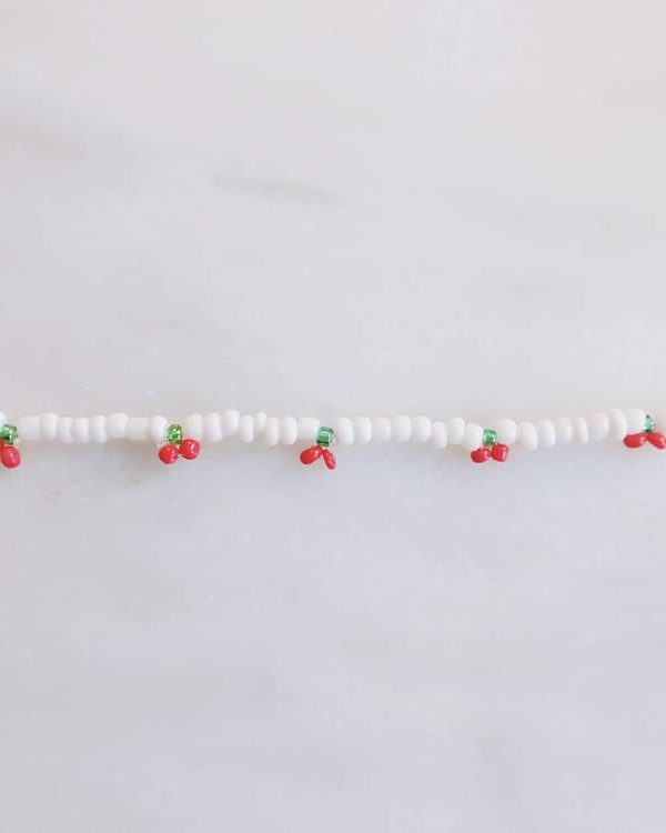 Beaded Cherry Bracelet