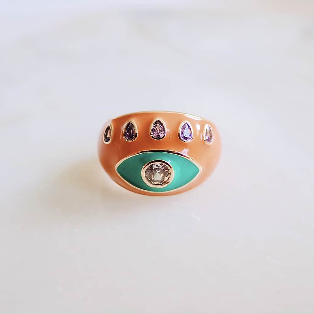 Lucky Eye Signet Ring
