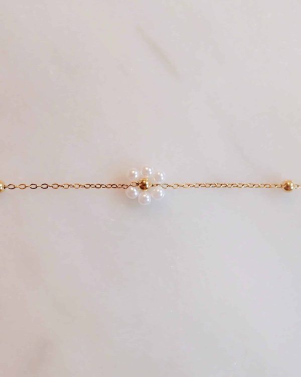 Flower Bracelet Freshwater Pearl