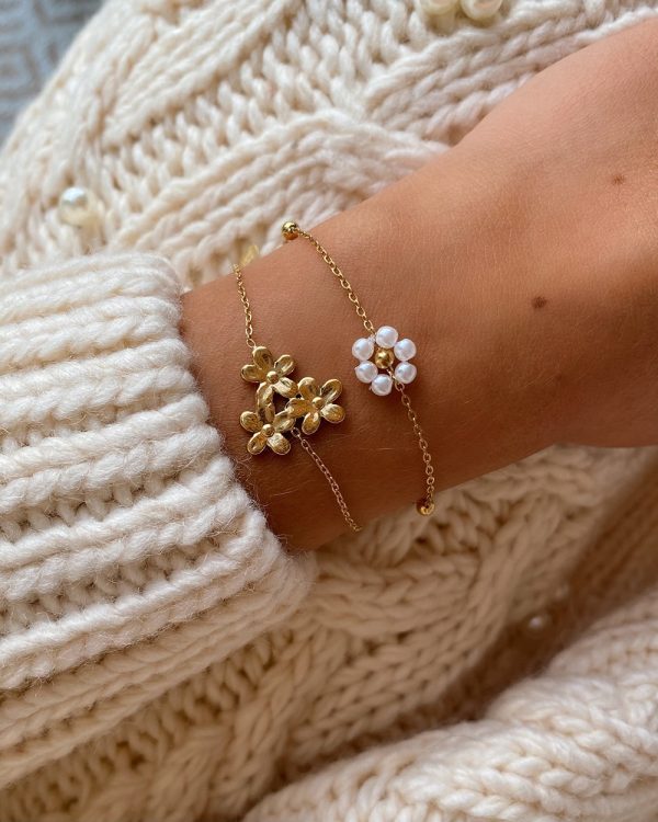 Flower Bracelet Freshwater Pearl