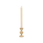 Floral Print Candle Holder Beige