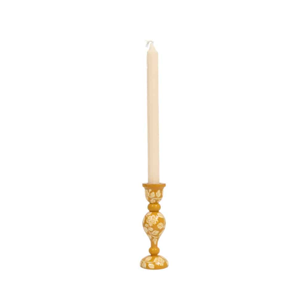 Floral Print Candle Holder Macaron