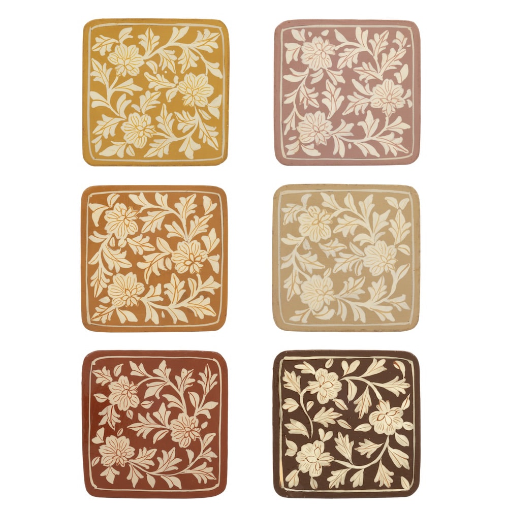 Floral Print Coaster