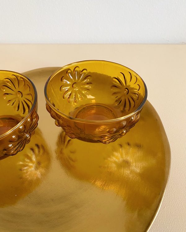 Glass Flower Bowl Macaron