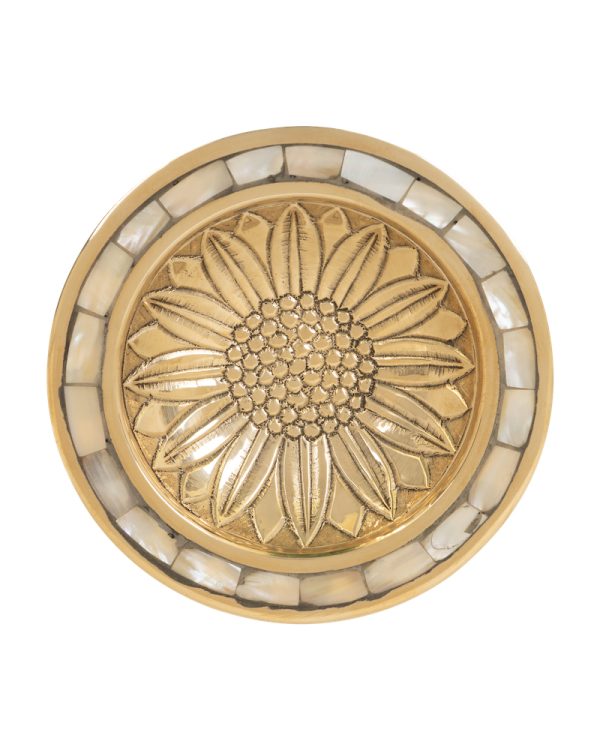 Mother Of Pearl Flower Bowl