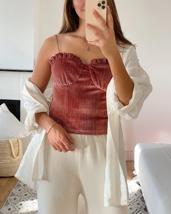 Velvet Bustier