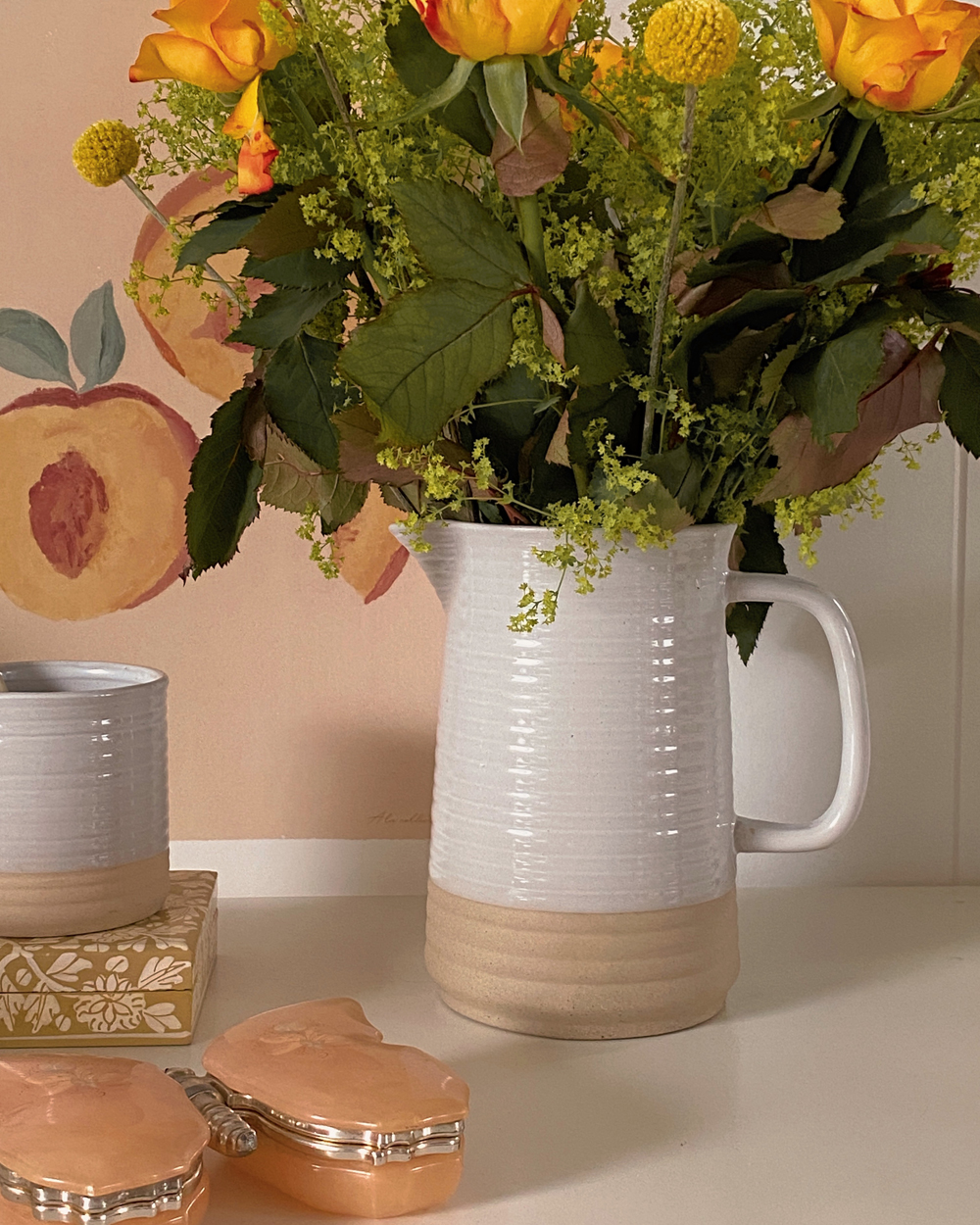 Bisque Glazed Jug