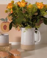 Bisque Glazed Jug