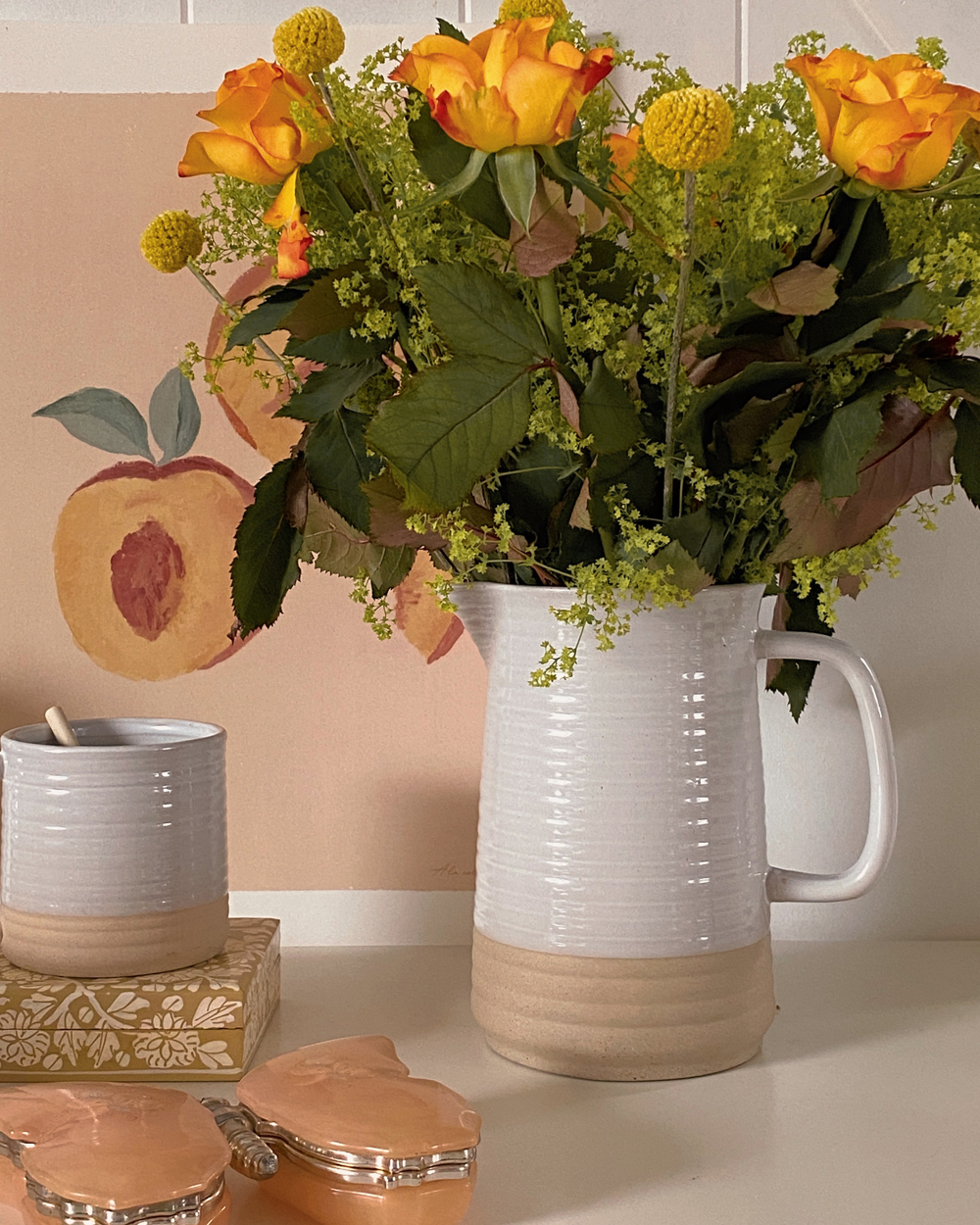 Bisque Glazed Jug