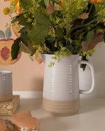 Bisque Glazed Jug