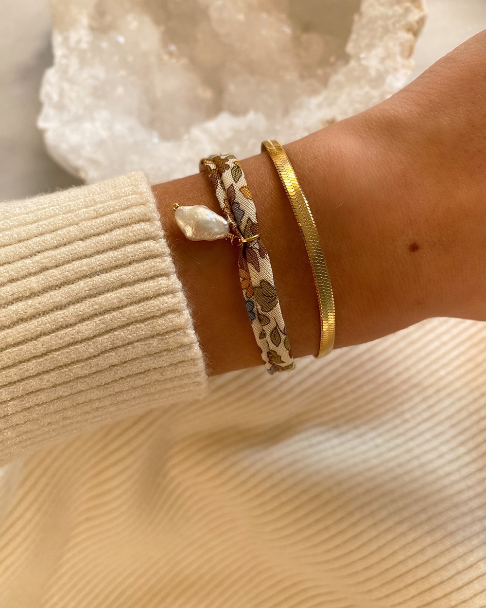 Freshwater Pearl Bouquet Bracelet