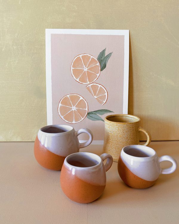 Ceramic Espresso Cup Terracotta Melange