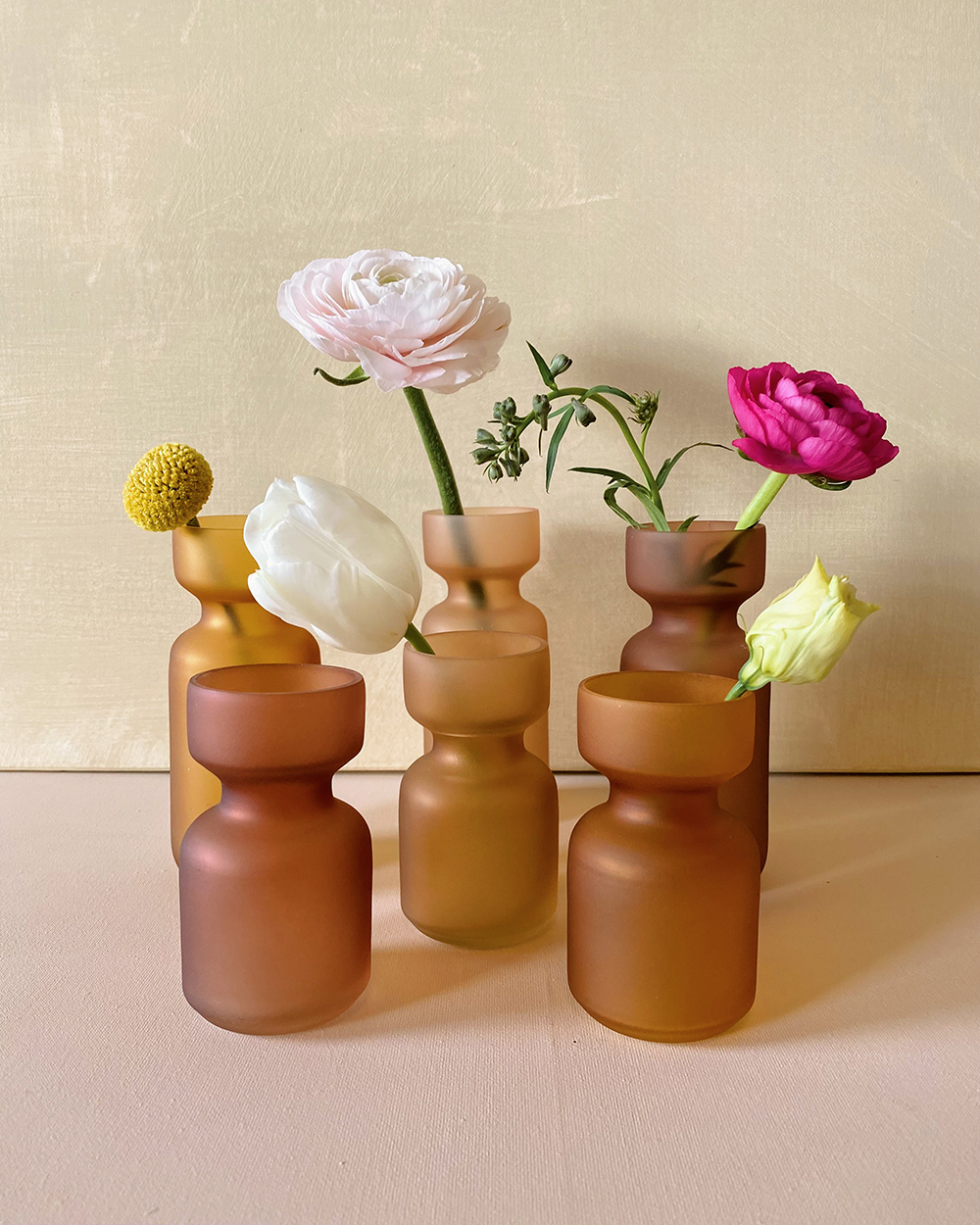 Frosted Glass Vase