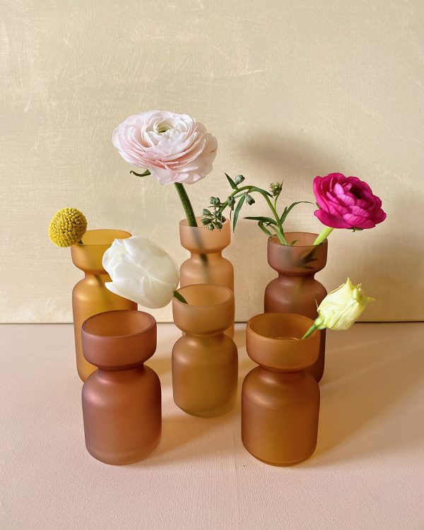 Frosted Glass Vase