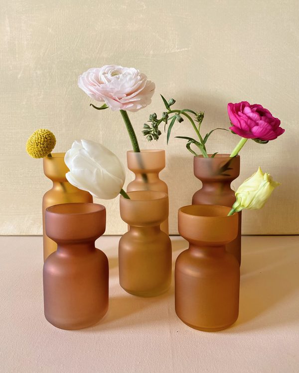 Frosted Glass Vase