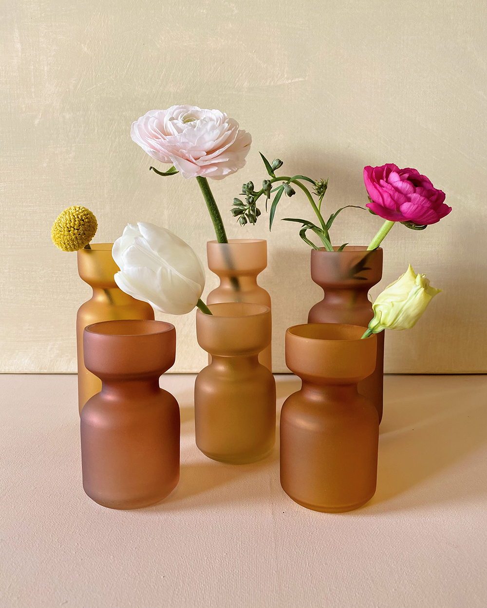 Frosted Glass Vase
