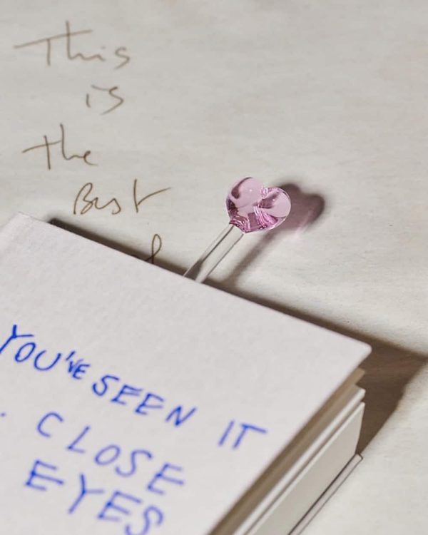 Glass Heart Spoon