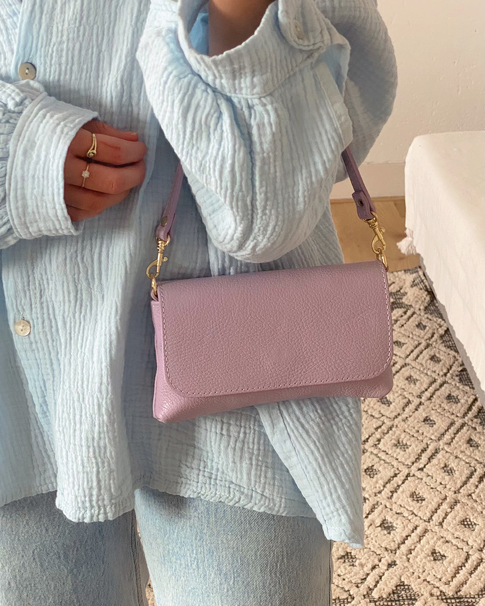 Leather Bag Minty