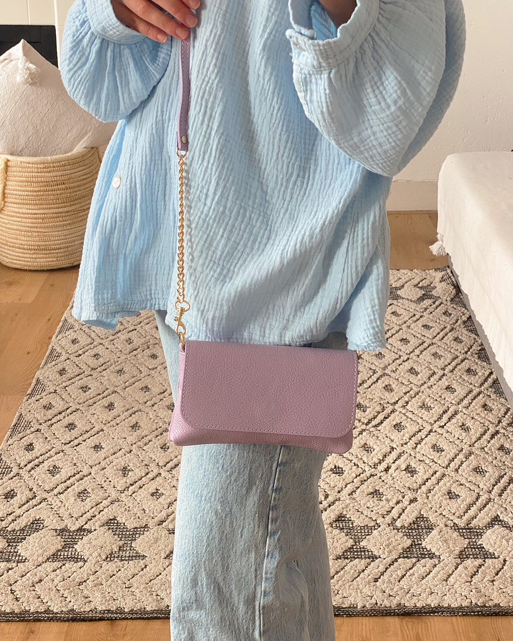 Leather Bag Minty