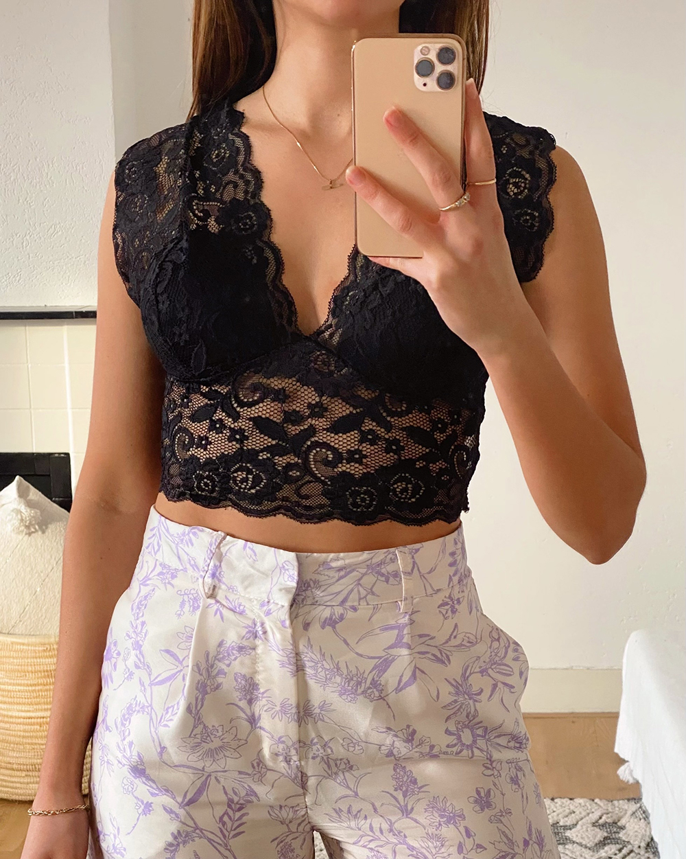 Lace Bralette After Dusk