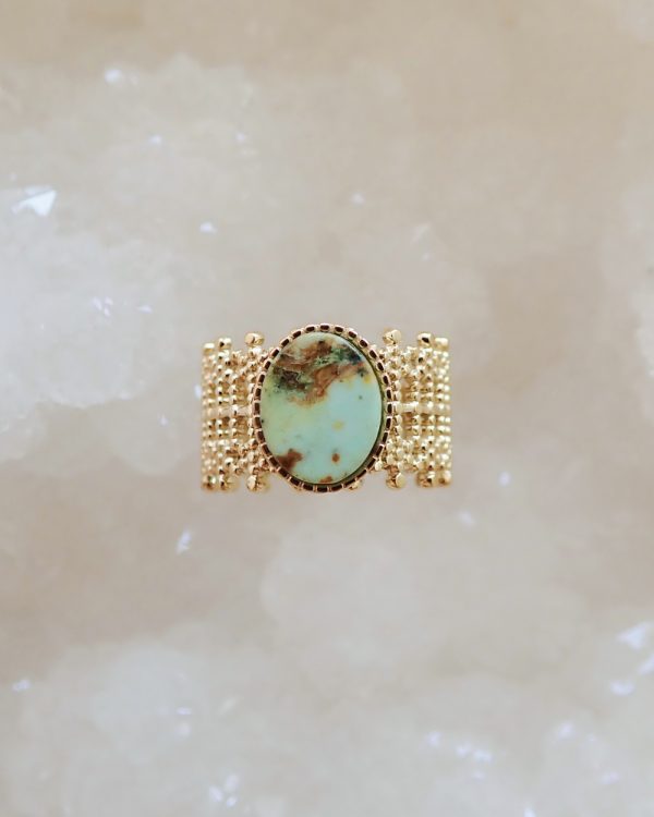 African Turquoise Serenade Ring