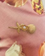 Azure Pearl Hair Clip