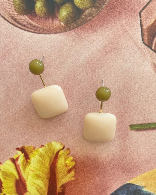 Blush Olive Grove Earrings