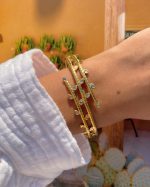 Foliage Gleam Cuff Bracelet