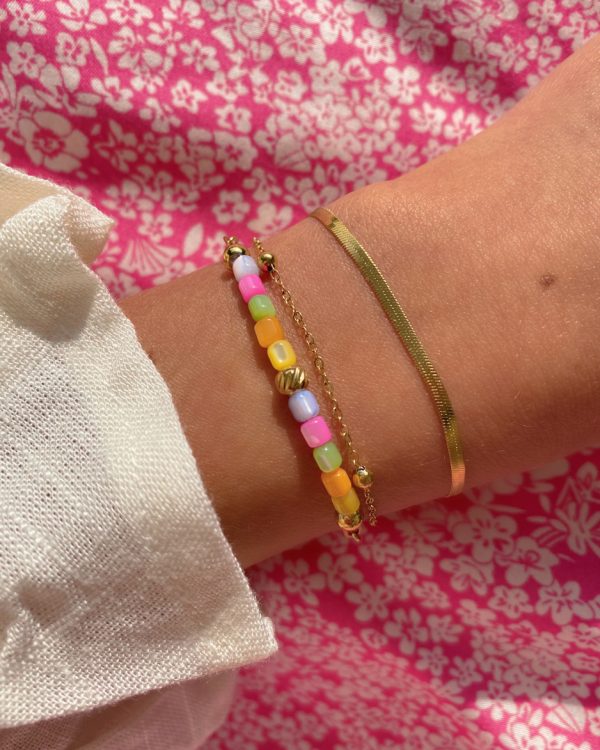 Kaleidoscope Chain Bracelet