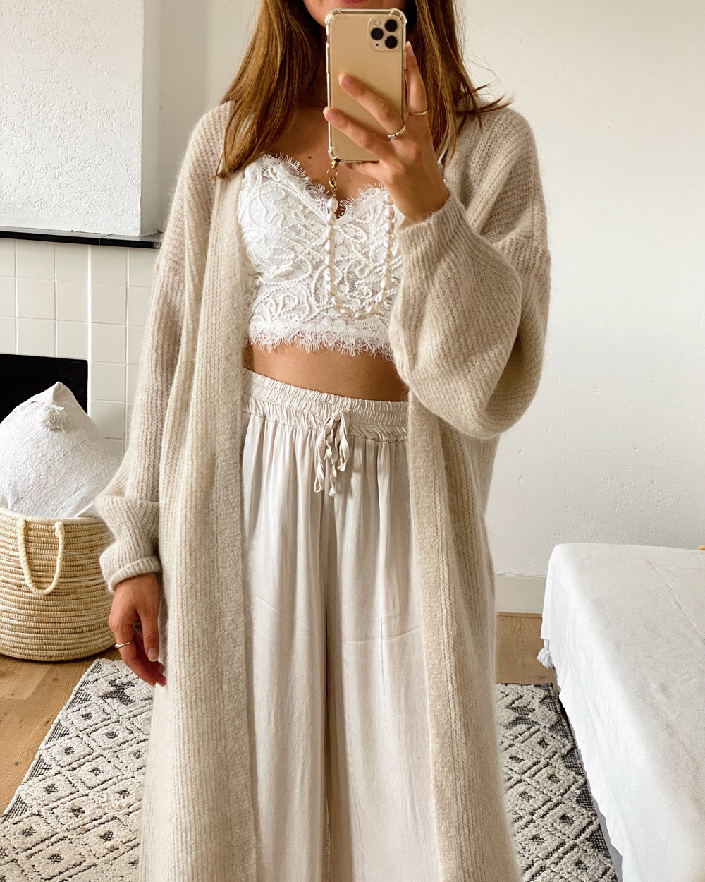 Mohair Blend Cardigan Elle