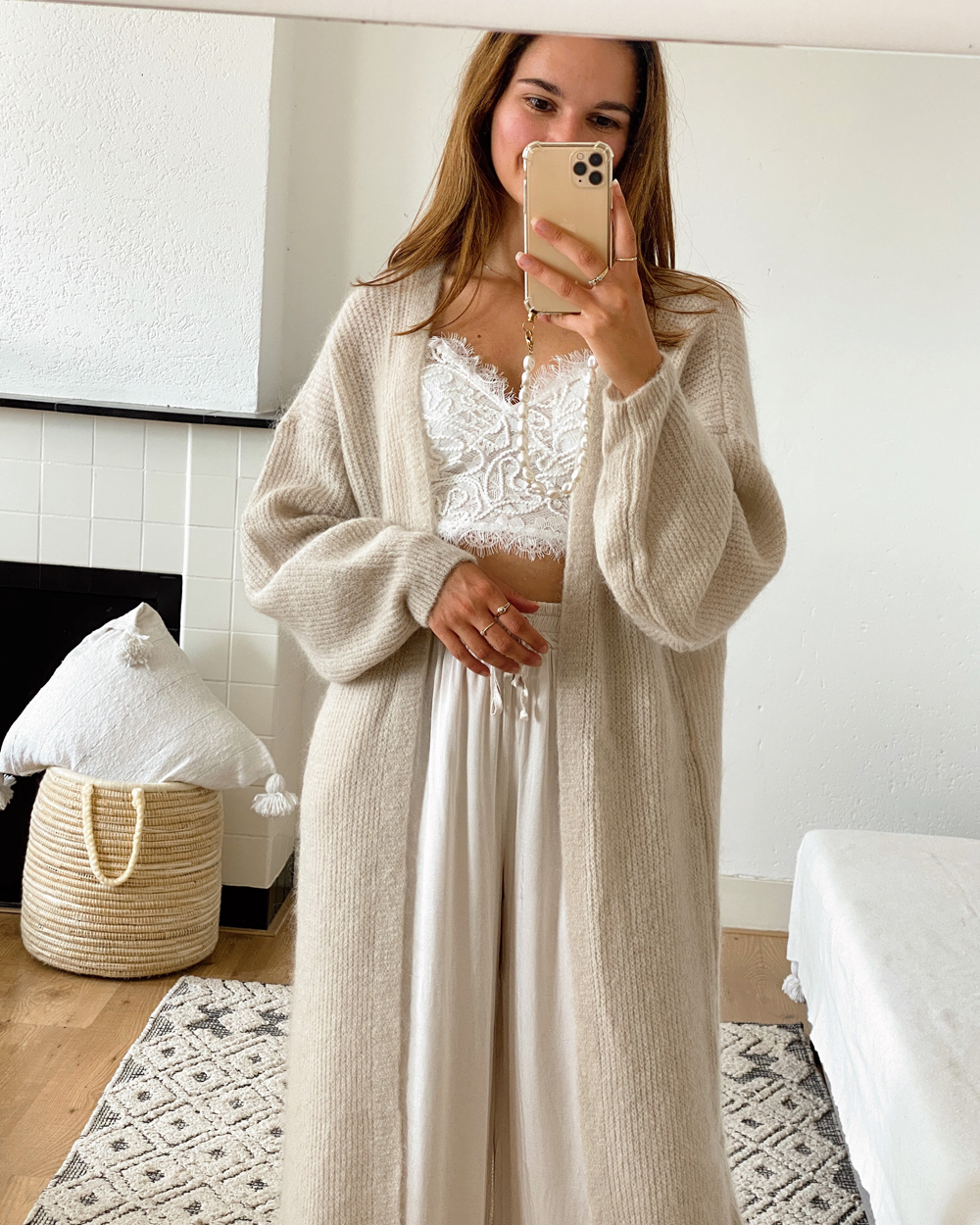 Mohair Blend Cardigan Elle