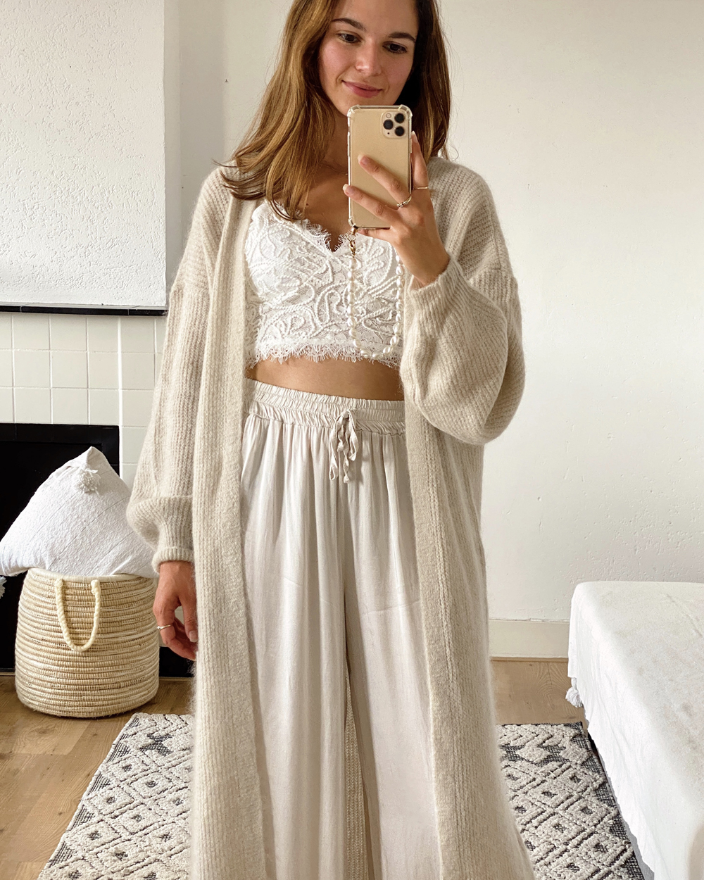 Mohair Blend Cardigan Elle
