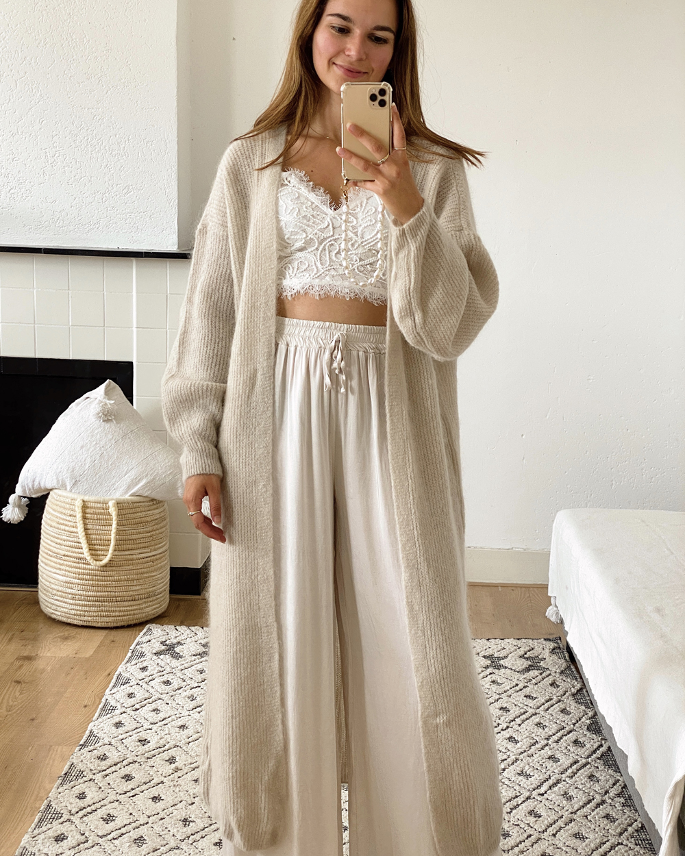 Mohair Blend Cardigan Elle