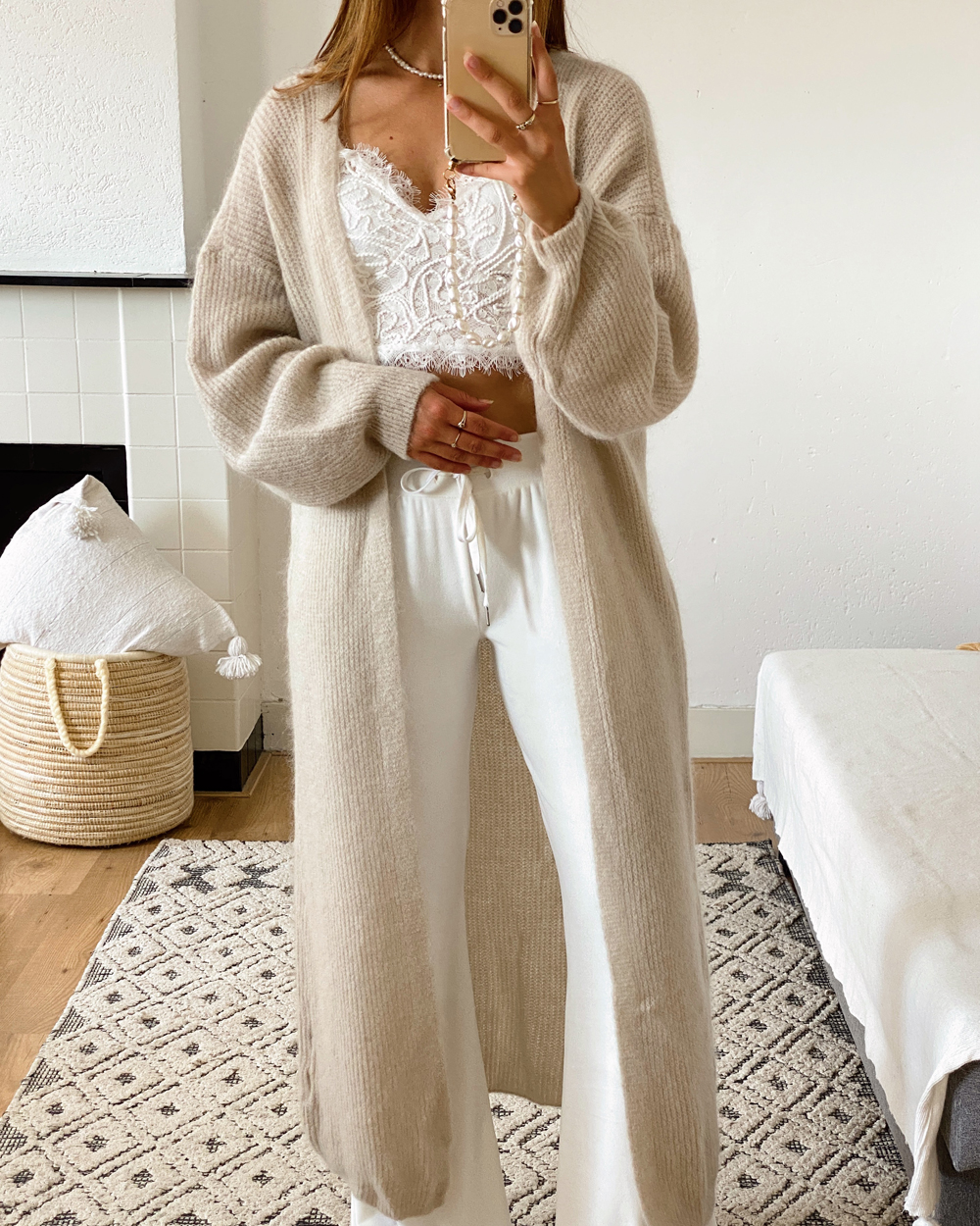 Mohair Blend Cardigan Elle