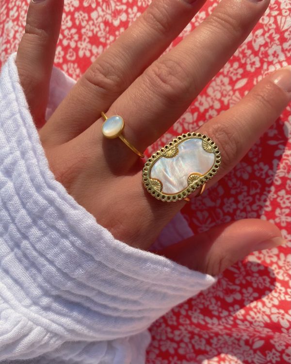 Mother Of Pearl Mirage Ring