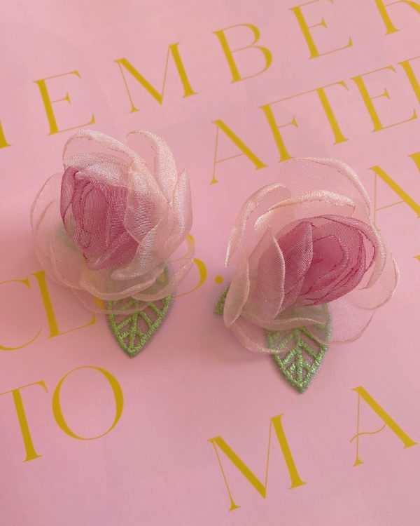 Rose Petal Earrings