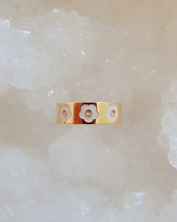 White Blossom Ring