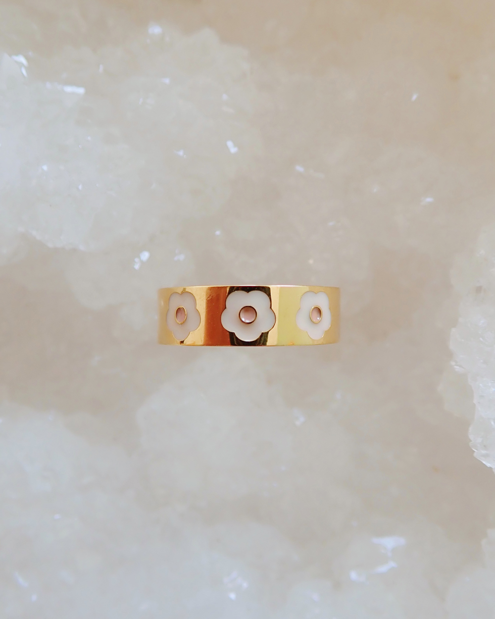 White Blossom Ring