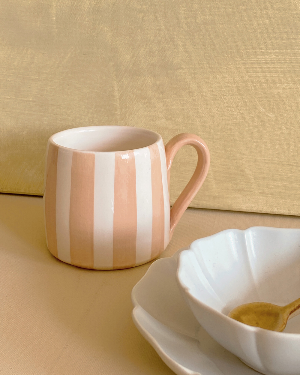 Hand Painted Ceramic Circus Mug