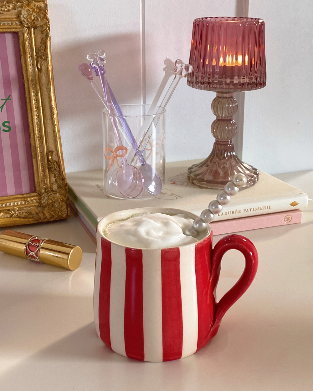 Hand Painted Ceramic Circus Mug