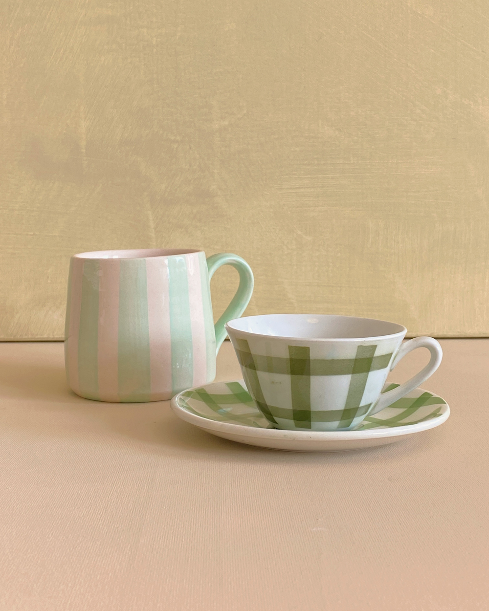 Hand Painted Ceramic Circus Mug