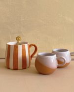 Hand Painted Ceramic Circus Mug