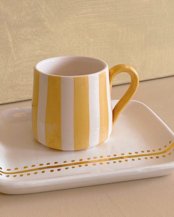 Hand Painted Ceramic Circus Mug