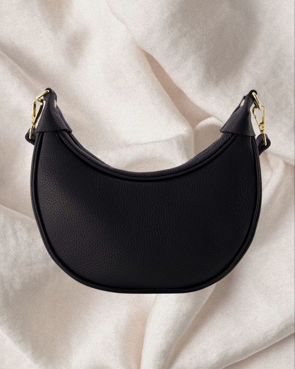 Leather Half Moon Bag