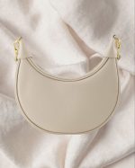 Leather Half Moon Bag