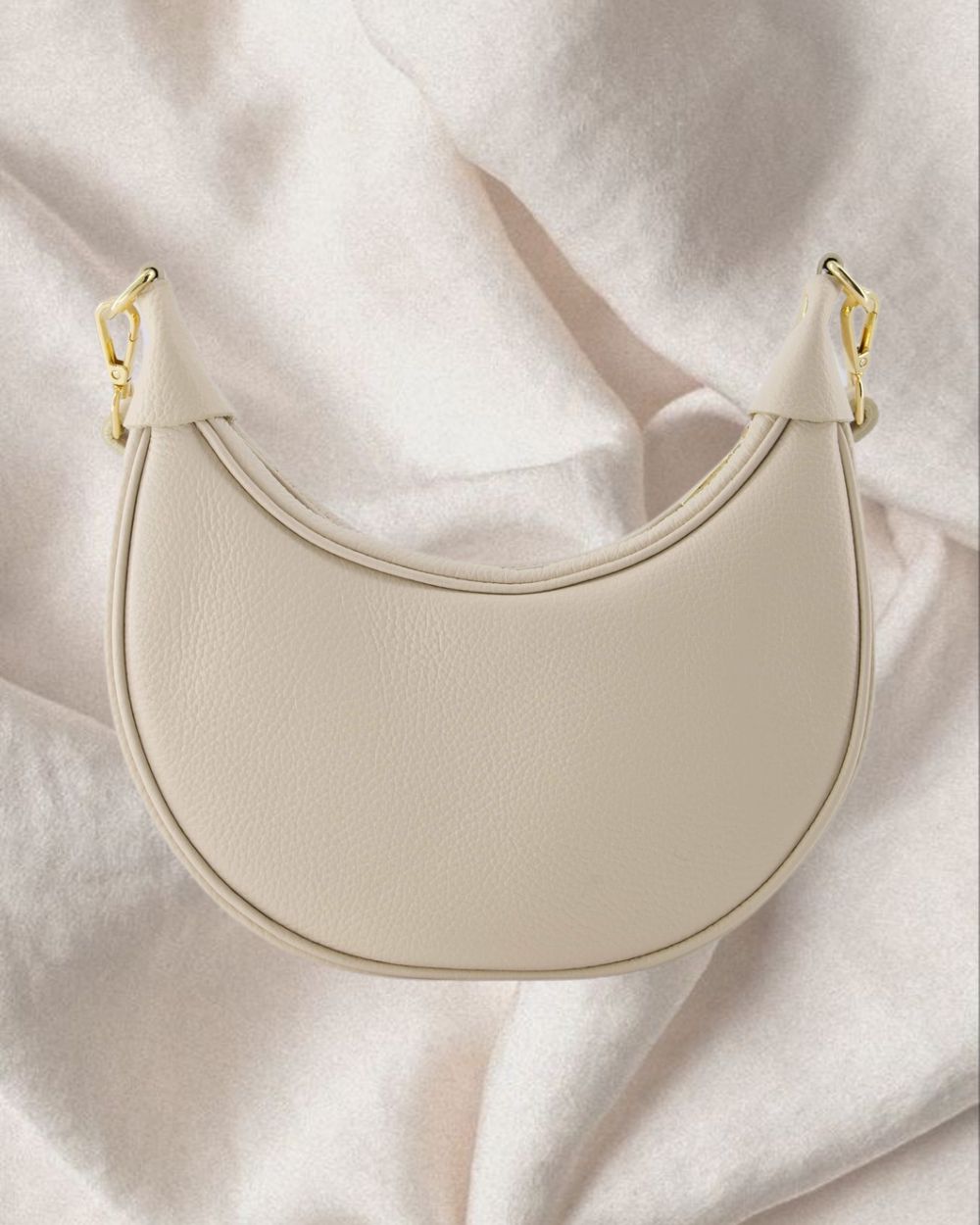 Leather Half Moon Bag