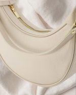 Leather Half Moon Bag