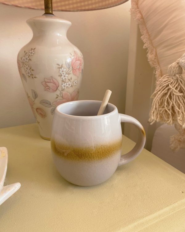 Dip Glazed Cream Mug