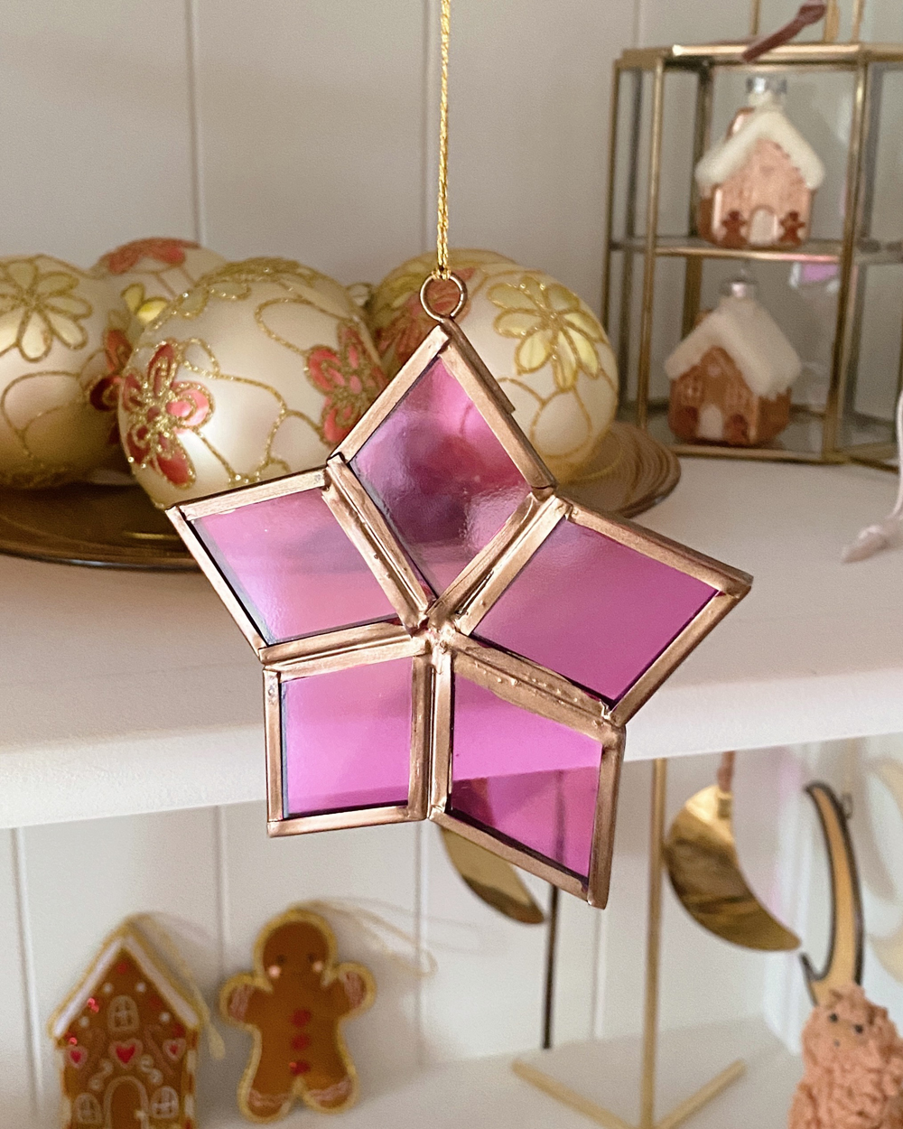 Twinkle Star Glass Hanger