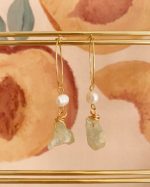 Freshwater Pearl Pastel Quartz Earrings